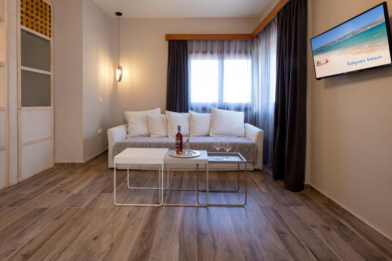 Avra Apartments Kalyves Exterior foto